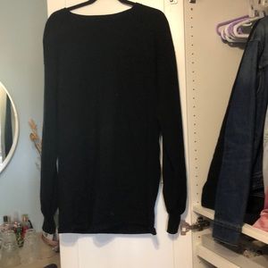 Shein sweater dress with cuffed sleeves